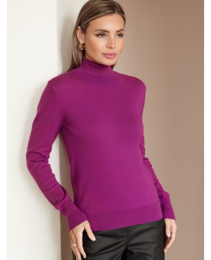 Свитер женский пурпурный
