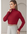Свитер женский темно-красный