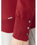 Свитер женский темно-красный