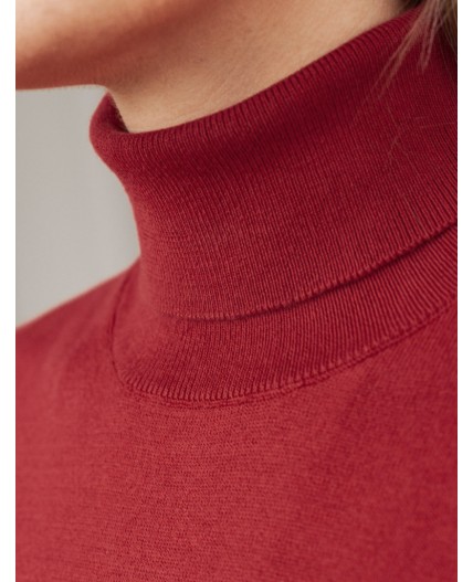 Свитер женский темно-красный