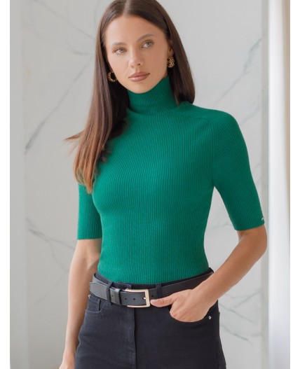 Свитер женский зеленый