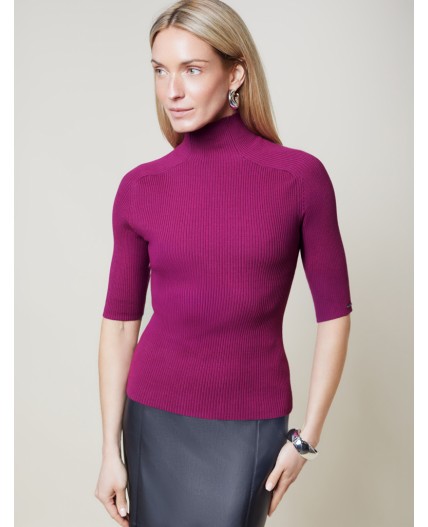 Свитер женский пурпурный