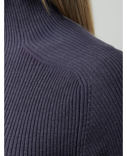 Свитер женский серый меланж