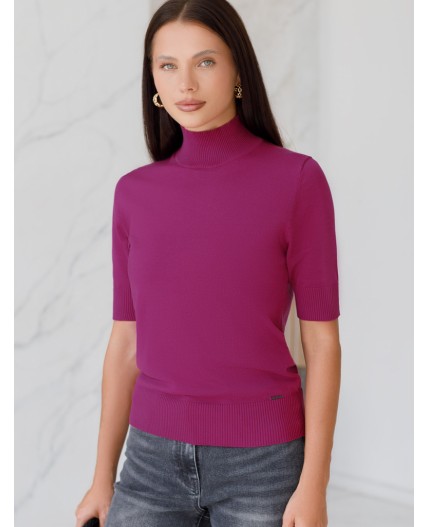 Свитер женский пурпурный