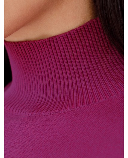 Свитер женский пурпурный