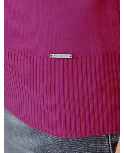 Свитер женский пурпурный