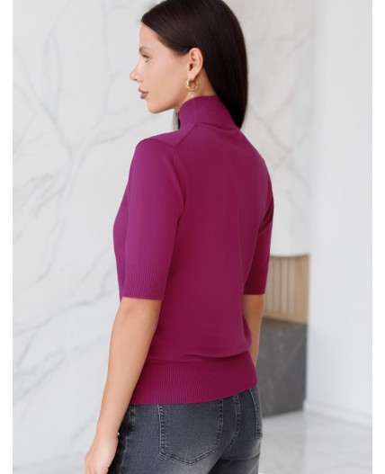 Свитер женский пурпурный