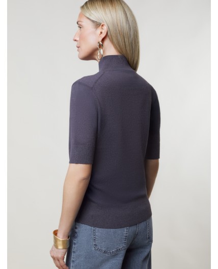 Свитер женский серый меланж