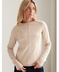 Джемпер женский бежевый меланж