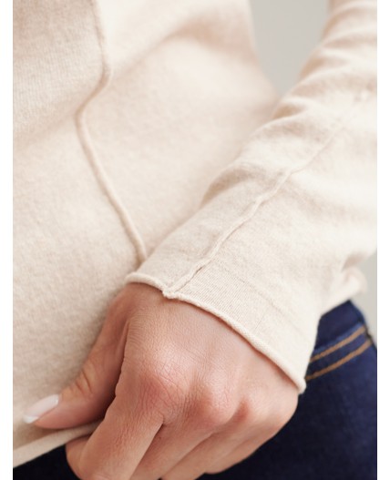 Джемпер женский бежевый меланж