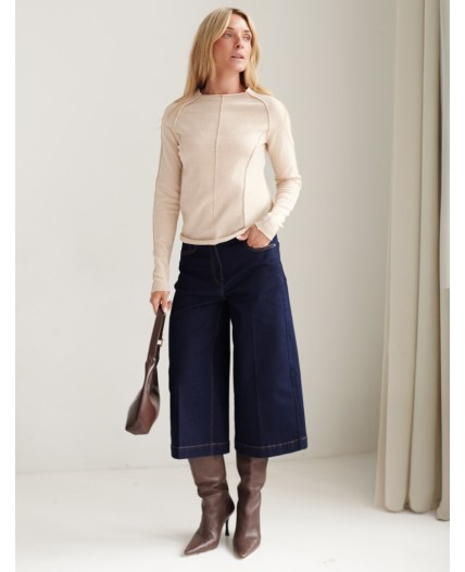 Джемпер женский бежевый меланж