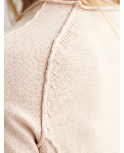 Джемпер женский бежевый меланж