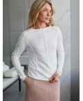 Джемпер женский натуральный белый