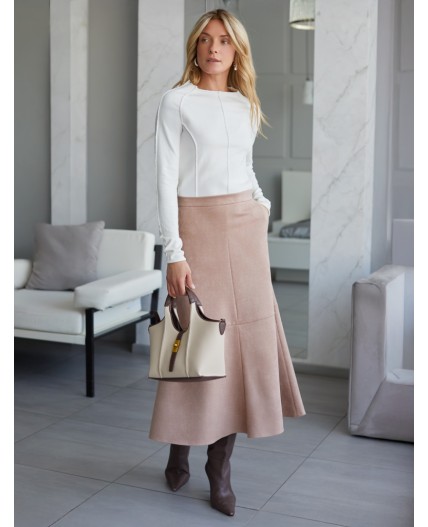 Джемпер женский натуральный белый