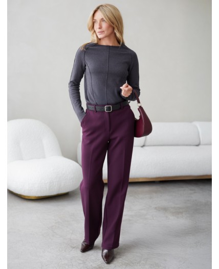 Джемпер женский серый меланж