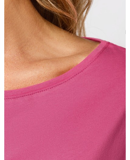 Футболка женская розовая фуксия