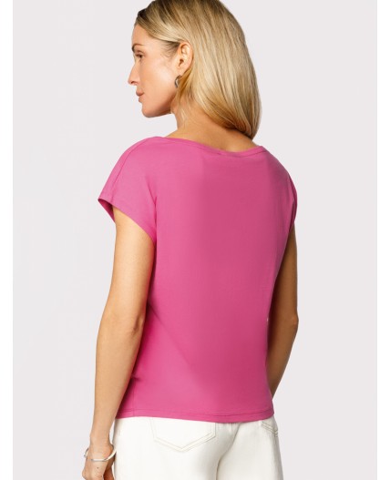 Футболка женская розовая фуксия