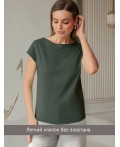 Футболка женская т.оливковый