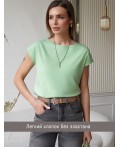 Футболка женская фисташковый