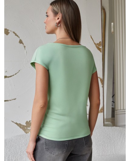 Футболка женская фисташковый