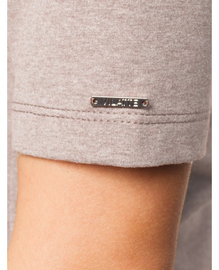 Футболка женская кофейный меланж