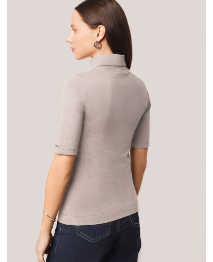 Футболка женская кофейный меланж