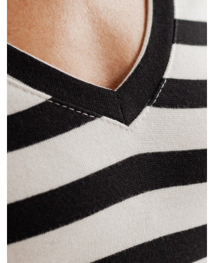 Футболка женская белый-черный