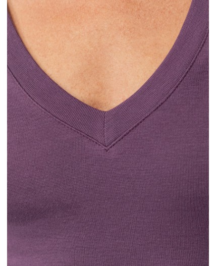 Футболка женская бургунди