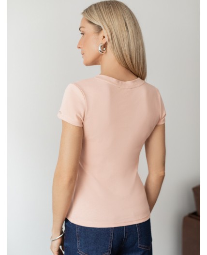 Футболка женская пудра