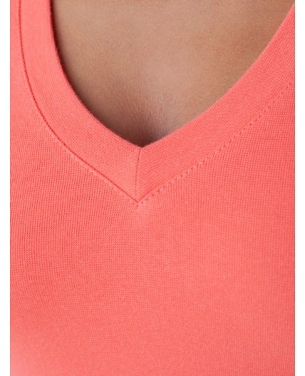 Футболка женская розовый коралл