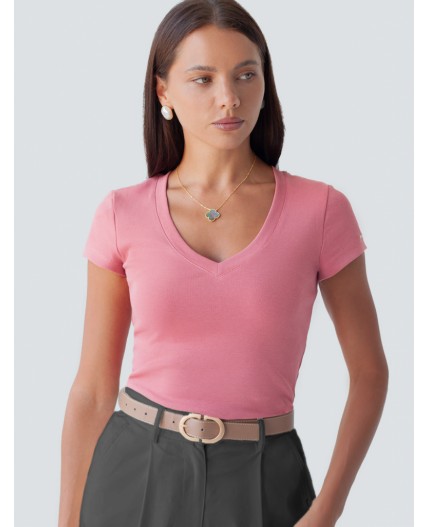 Футболка женская туманная роза