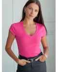 Футболка женская фуксия