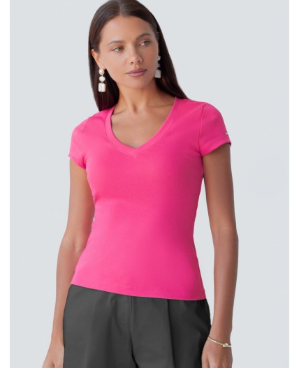 Футболка женская фуксия