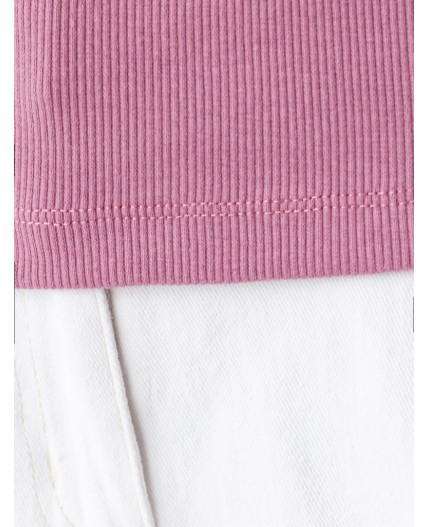 Футболка женская грязно-розовый