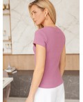 Футболка женская грязно-розовый