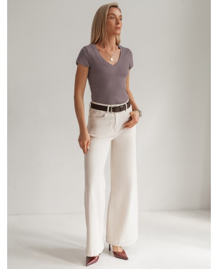 Футболка женская кофе