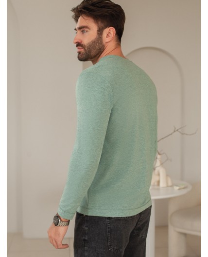 Джемпер мужской св.оливковый меланж