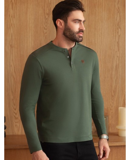 Джемпер мужской т.оливковый