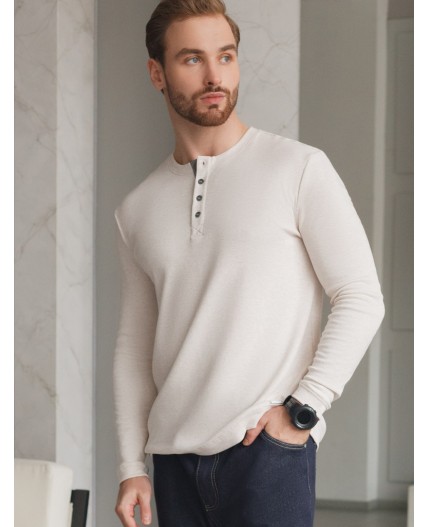 Футболка мужская бежевый меланж