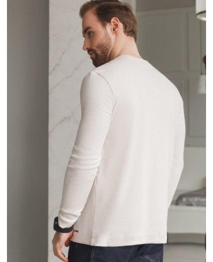 Футболка мужская бежевый меланж