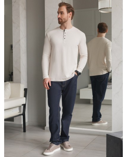 Футболка мужская бежевый меланж