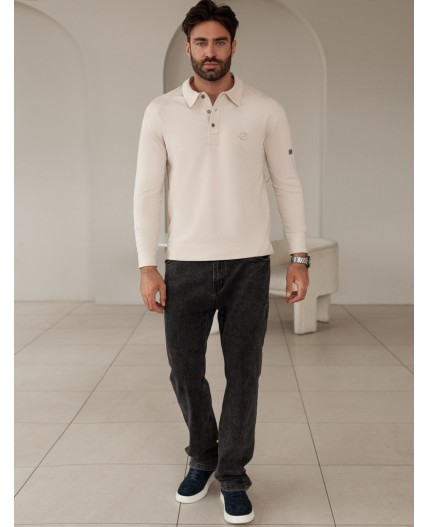 Джемпер мужской св.бежевый