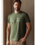 Футболка мужская т.оливковый_горы