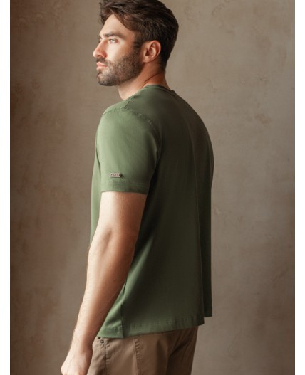 Футболка мужская т.оливковый_горы