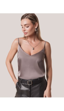 Топ женский кофейный