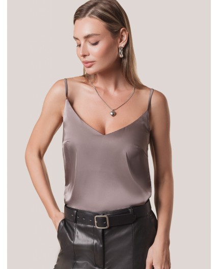 Топ женский кофейный