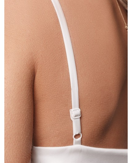 Топ женский натуральный белый