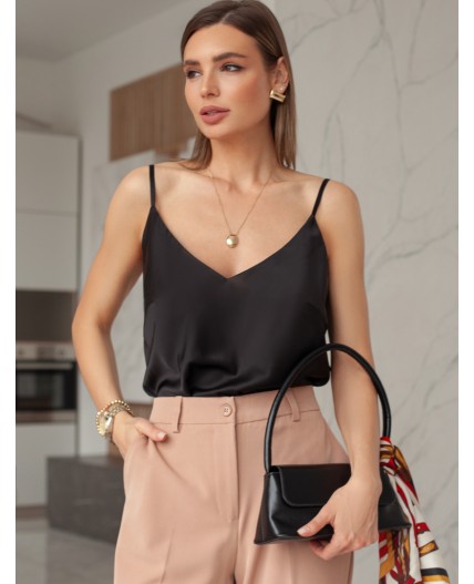 Топ женский черный