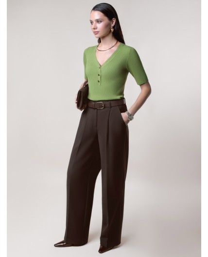Брюки женские коричневый