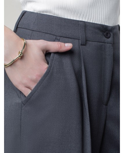 Брюки женские серо-синий